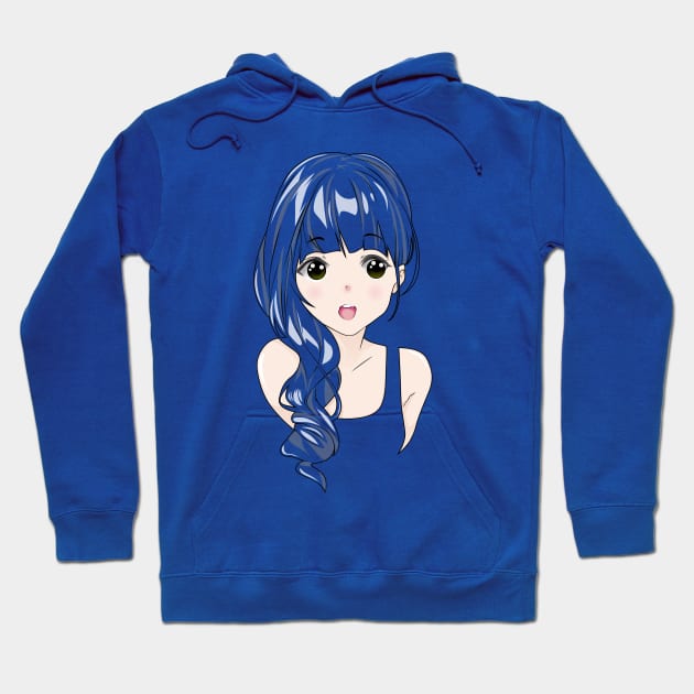 Anime Girl Hoodie by bobyberto